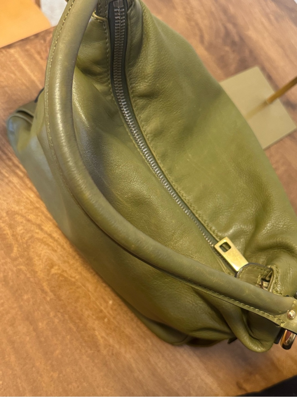 Vintage Marc Jacobs Large Olive Green Multipocket Shoulder Bag RARE - Picture 9 of 9